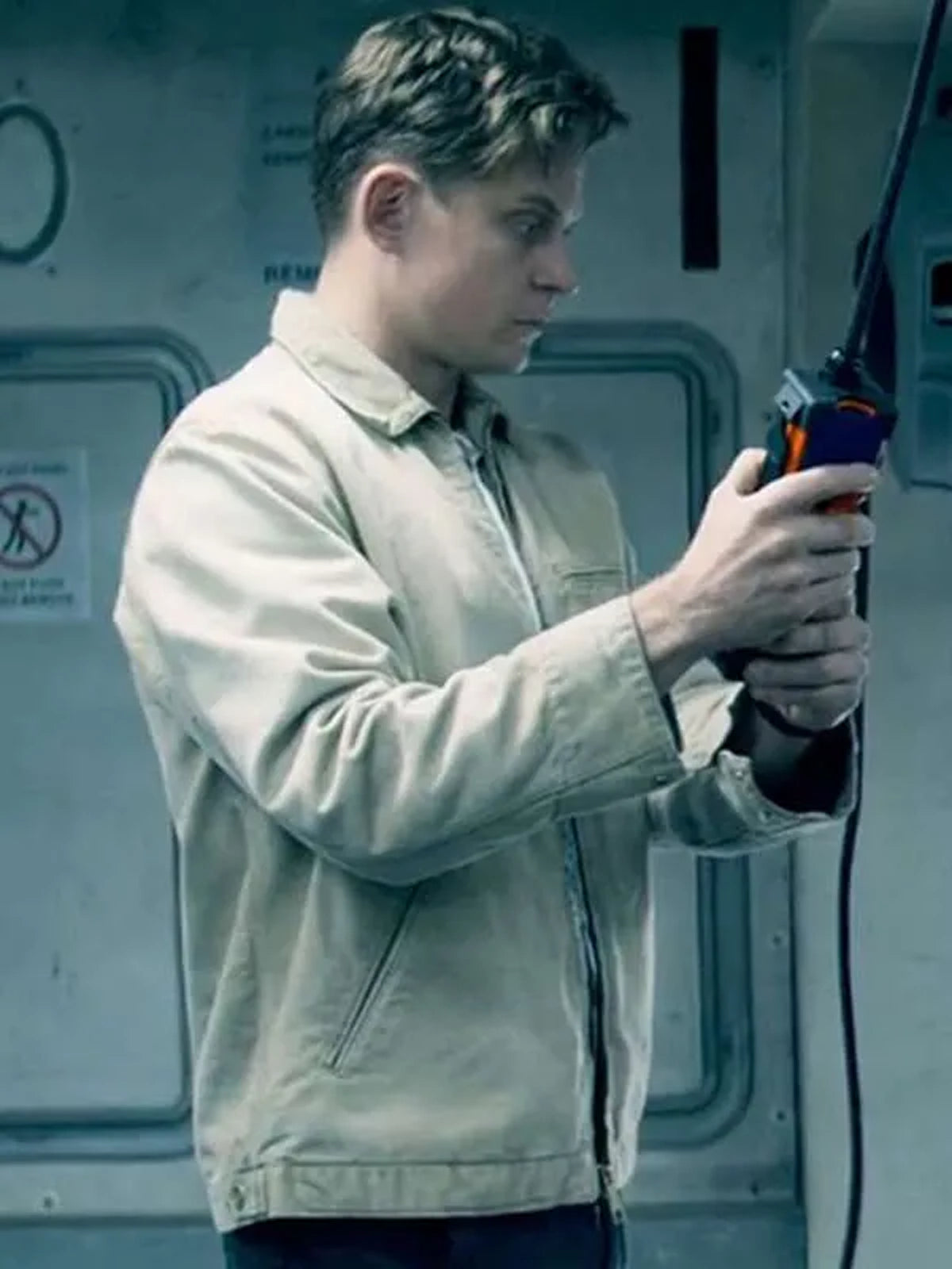 Lift 2024 Billy Magnussen Beige Cotton Jacket