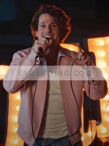 Light Switch Charlie Puth Pink Leather Jacket