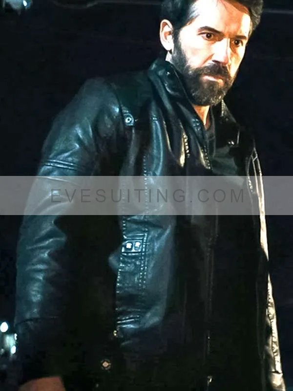 Lights Out 2024 Scott Adkins Leather Jacket