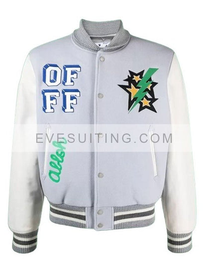 Lil Durk Off-White Bomber Varsity Jacket