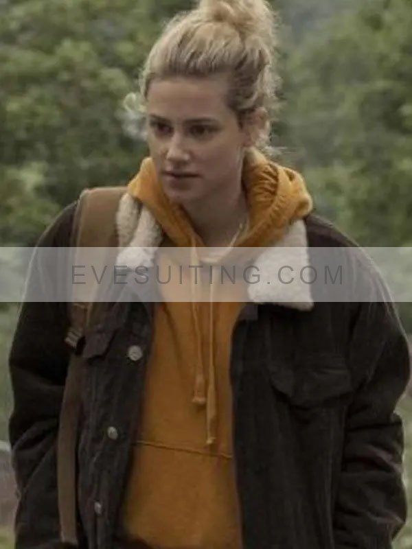 Lili Reinhart Movie Chemical Hearts Grace Town Corduroy Brown Jacket