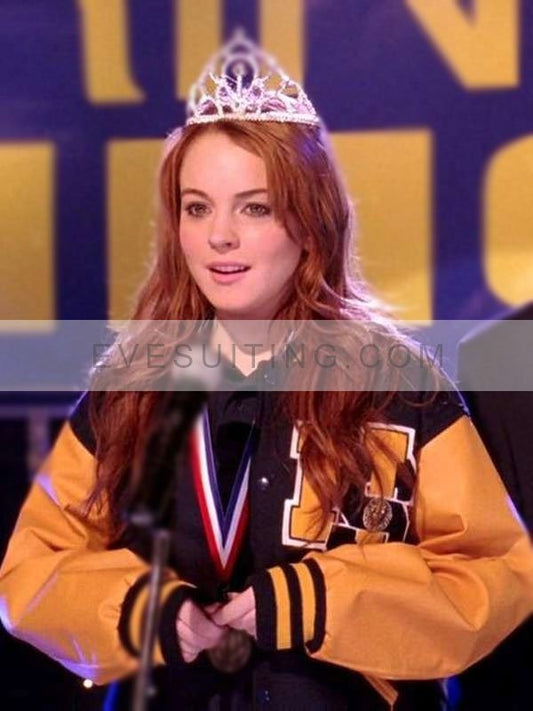 Lindsay Lohan Mean Girls 2024 Varsity Jacket