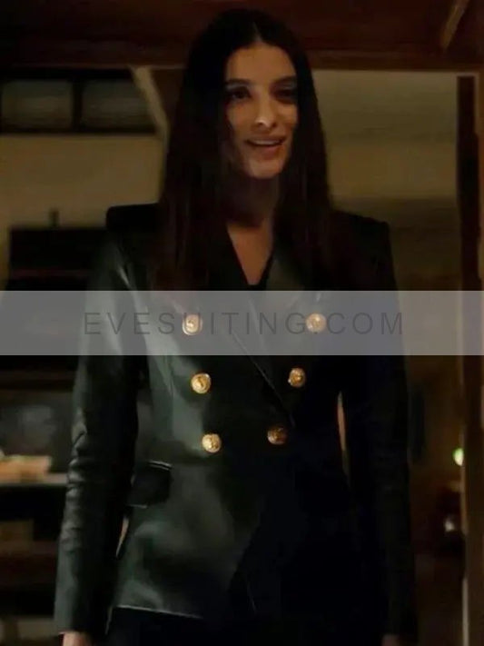 Locke & Key 2020 Dodge Black Leather Blazer