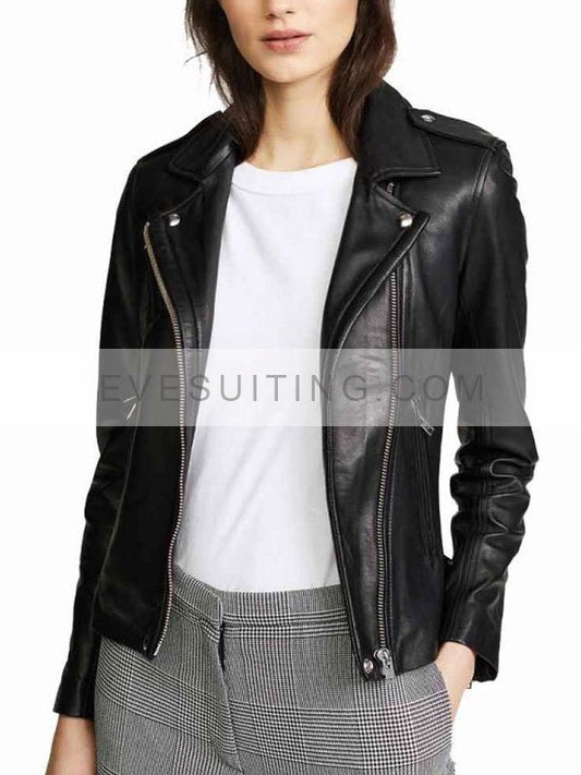 Lois Lane Superman & Lois Black Leather Jacket