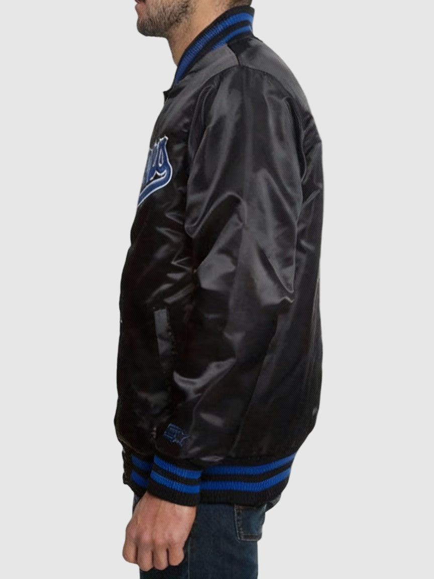 Los Angeles Dodgers Black Starter Satin Jacket