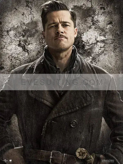 Lt. Aldo Film Raine Inglourious Basterds Black Wool Coat