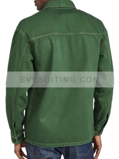 Lucas Bravo Emily In Paris Gabriel Green Cotton Jacket