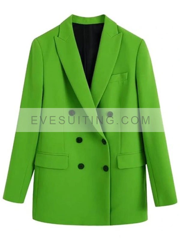 Lucy Lawless My Life Is Murder Alexa Crowe Green Blazer