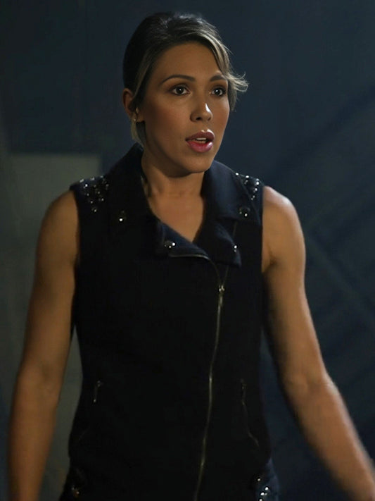 Luna Snow White And The Seven Samurai Black Suede Vest