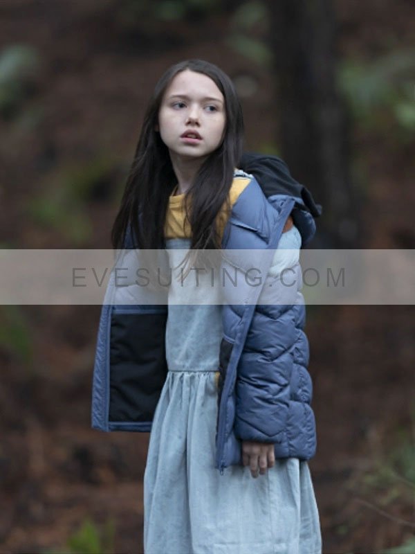 M3GAN 2023 Violet Puffer Hooded Jacket