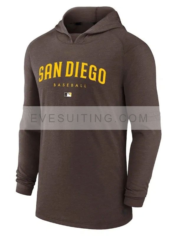 MLB World Tour Seoul Series San Diego Padres Brown Pullover Hoodie