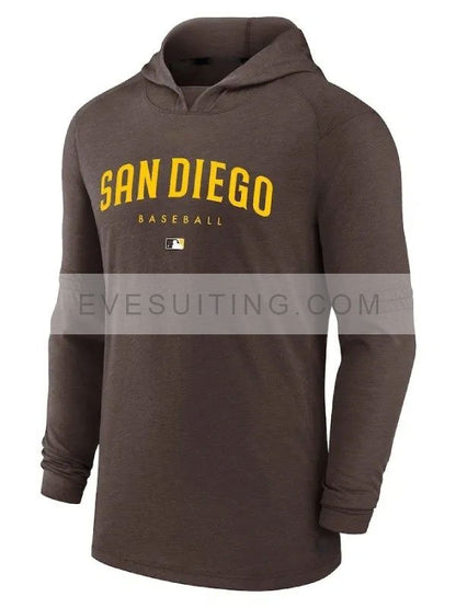MLB World Tour Seoul Series San Diego Padres Brown Pullover Hoodie