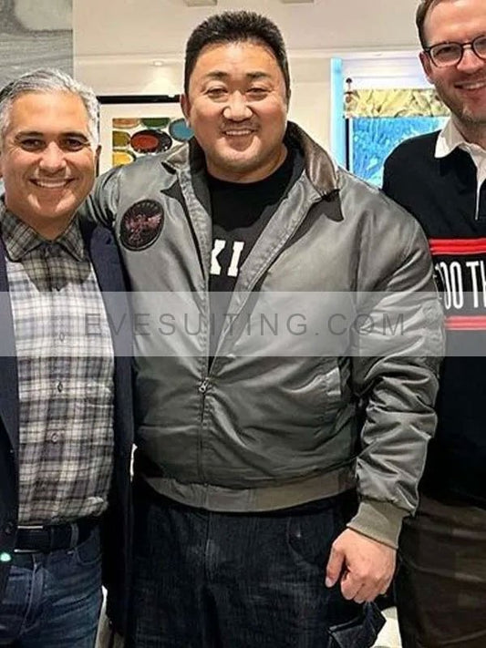 Ma Dong-seok Badland Hunters 2024 Bomber Jacket