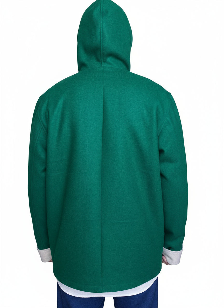 Macaulay Culkin Home Alone Kevin Mccallister Hooded Green Coat