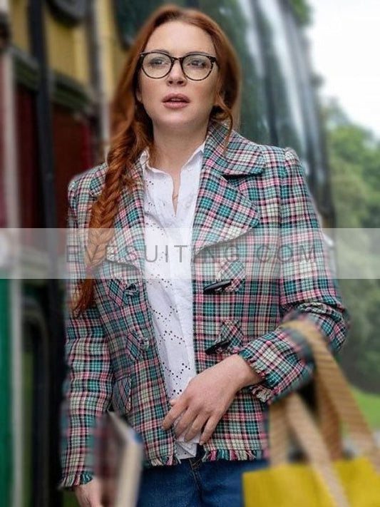 Maddie Kelly Irish Wish 2024 Plaid Fleece Blazer