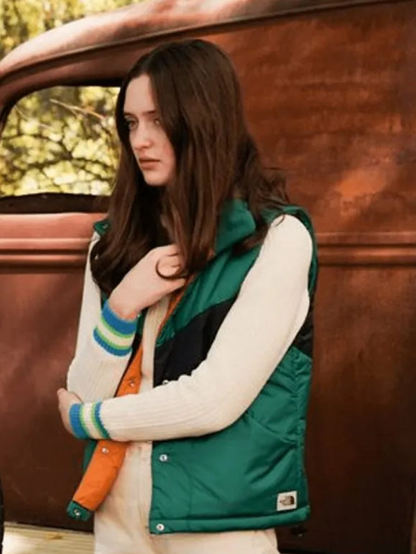 Madison Ryan Big Sky S02 Lola Skye Reid Green And Black Vest