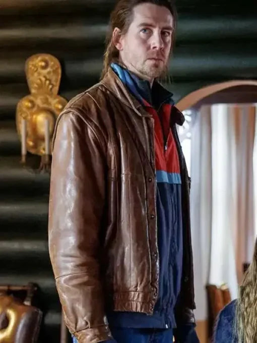 Magnus Lyng Blindspar 2025 Brown Leather Jacket