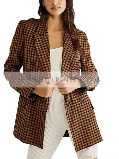 Malaika Williams Good Trouble S04 Checked Blazer