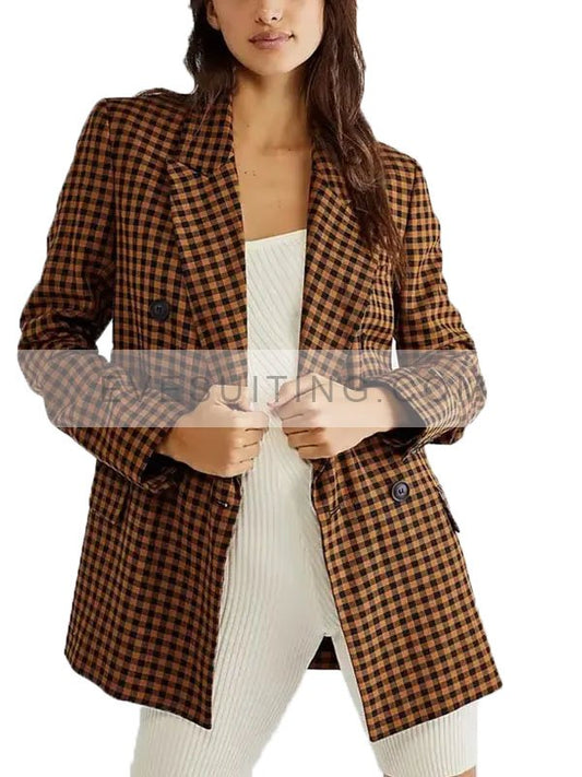 Malaika Williams Good Trouble S04 Checked Blazer