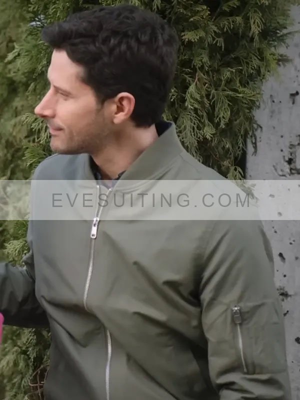 Marc Trottier Planning for Joy 2022 Bomber Green Cotton Jacket