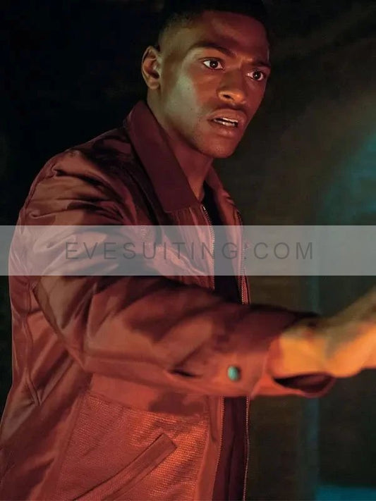 Marcus The Umbrella Academy S03 Leather Jacket