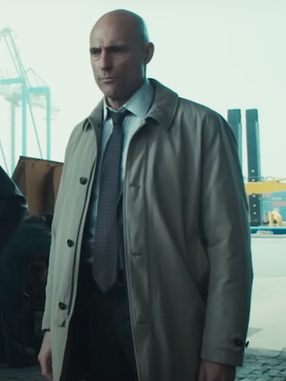 Mark Strong Movie The Silent Hour 2024 Cotton Coat