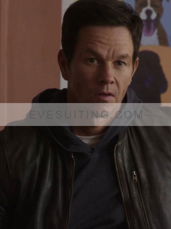 Mark Wahlberg Leather Bomber Jacket