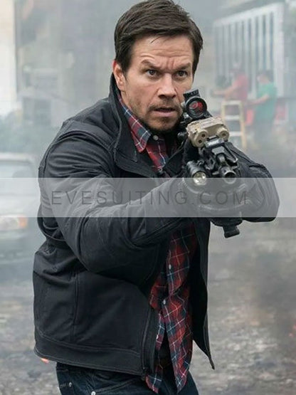 Mark Wahlberg Mile 22 Black Jacket
