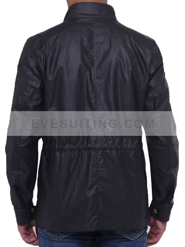Martin Henderson Virgin River S04 Jack Sheridan Black Cotton Jacket