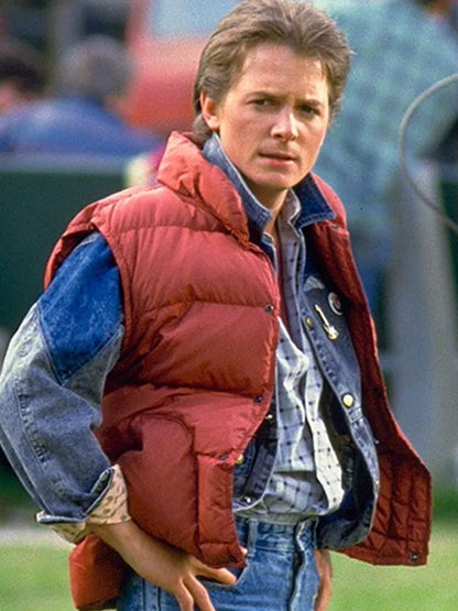 Marty McFly Red Vest