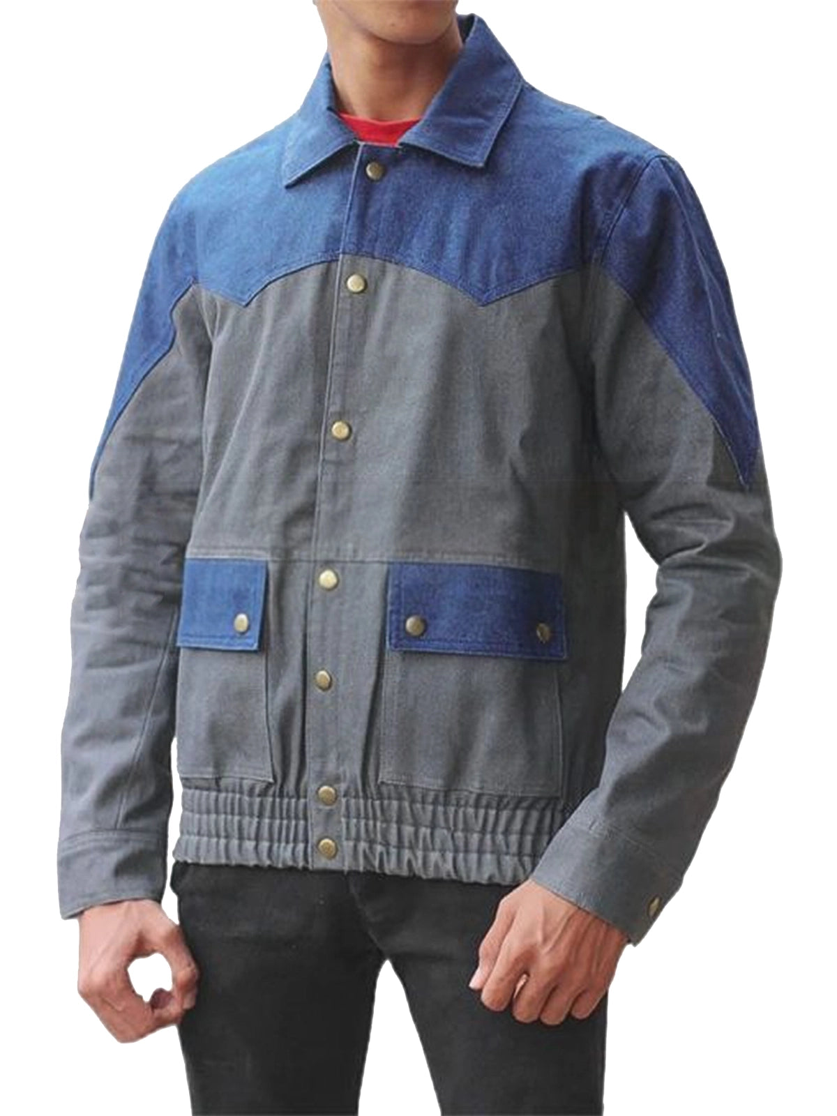 Marty Mcfly Back To The Future Michael J. Fox Denim Jacket