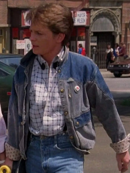Marty Mcfly Denim Jacket