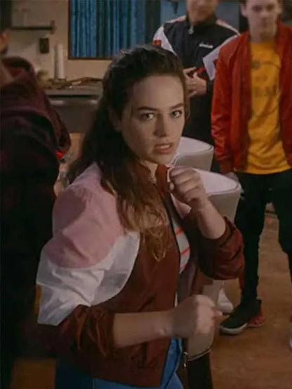 Mary Mouser Cobra Kai S03 Samantha LaRusso Bomber Jacket