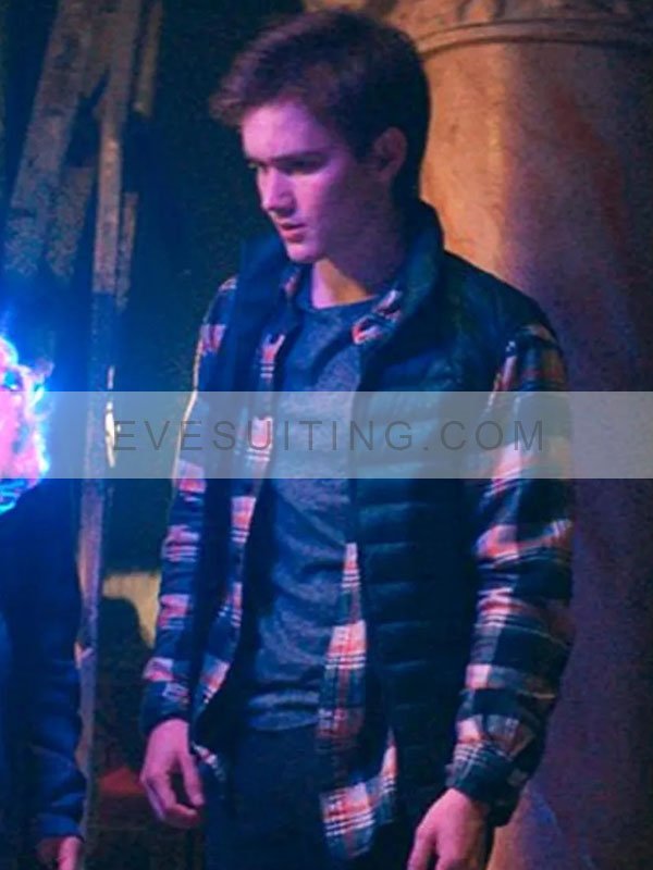 Matt Lintz Tv Show Ms. Marvel Black Puffer Vest