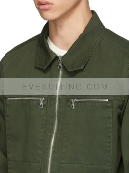 Matt McGorry Archive 81 Mark Higgins Green Denim Jacket