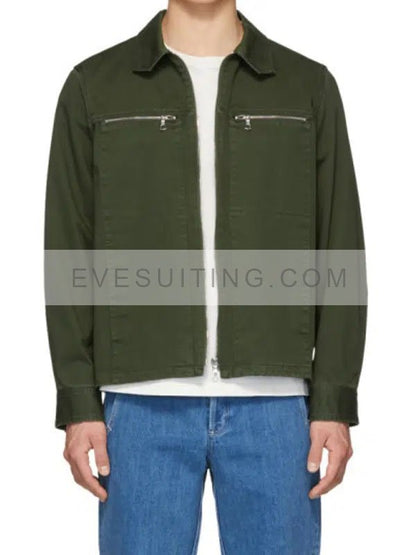 Matt McGorry Tv Show Archive 81 Mark Higgins Green Denim Jacket