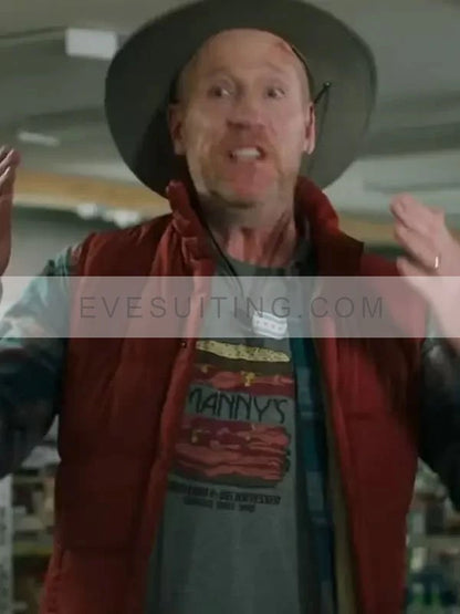 Matt Walsh Unplugging 2022 Dan Orange Puffer Vest