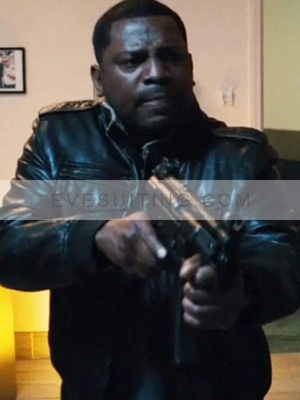 Max Bomer Lights Out 2024 Leather Jacket