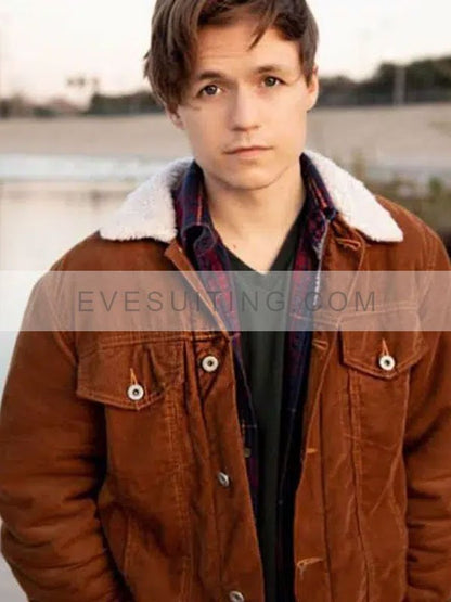 Max Middleton Christmas Michael Varde Leather Jacket