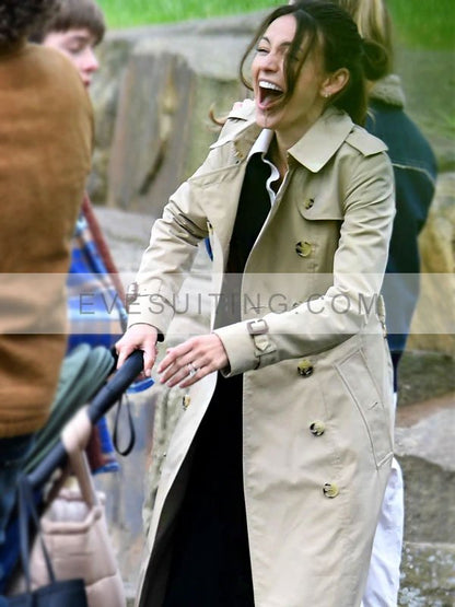 Maya Stern Beige Cottton Coat
