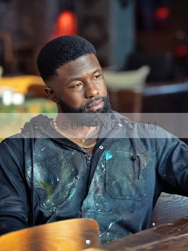 Mea Culpa 2024 Trevante Rhodes Black Cotton Jacket
