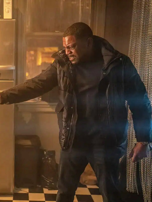 Mekhi Phifer The Silent Hour 2024 Puffer Jacket