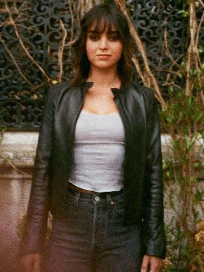 Melissa Barrera Leather Jacket