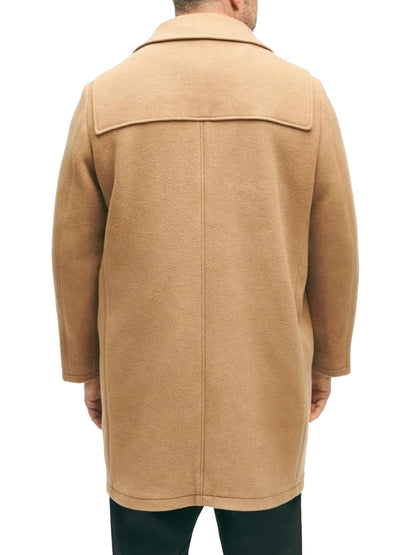 Men's Beige Tall Classic Duffle Coat