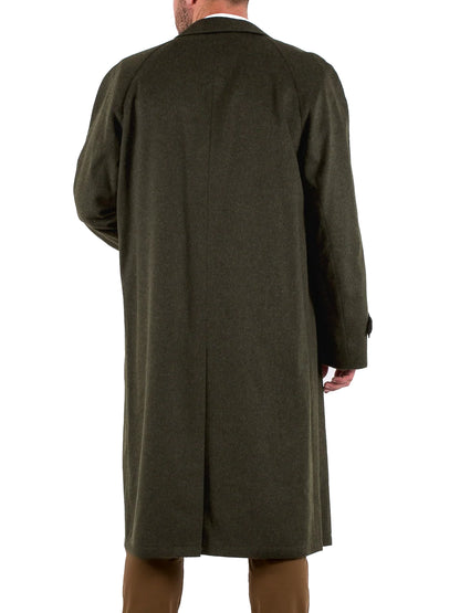 Men's Travel Weight Classic Loden Wool Overcoat
