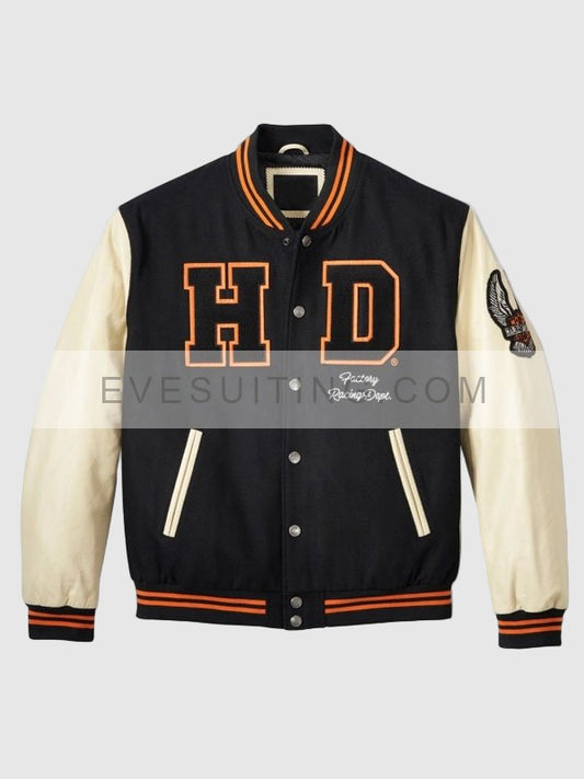Men's 120th Anniversary Harley Davidson Varsity Jacket