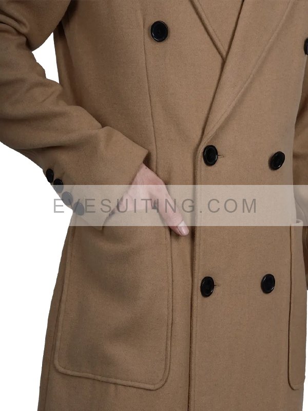 Men's Beige Trench Coat