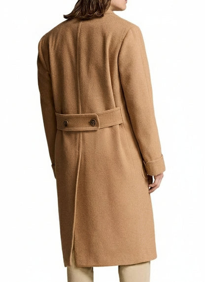 Men's Camel Polo Coat