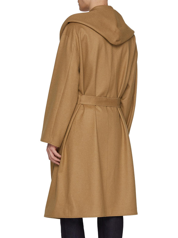 Men's Camel Wrap Coat