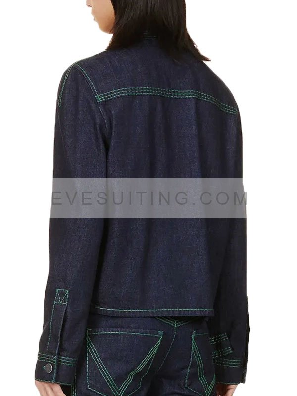 Claim To Fame Joe Jonas Jean Blue Denim Jacket For Men's